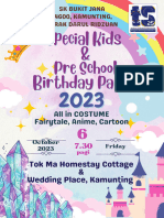 Buku Program Birthday