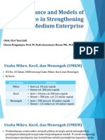 Performance and Models of Microfinance in Strengthening Small