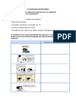 Actividades de Refuerzo