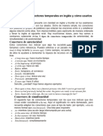 Los 3 Tipos de Conectores Temporales en Inglés y Cómo Usarlos