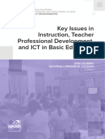 Key Issues in Instruction Teacher Professional Development and ICT in Basic Education 2019