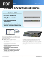 Cambium Networks Data Sheet Cnmatrix EX3000 Series Switches