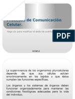 Procesos de Comunicacion Celular TSB I