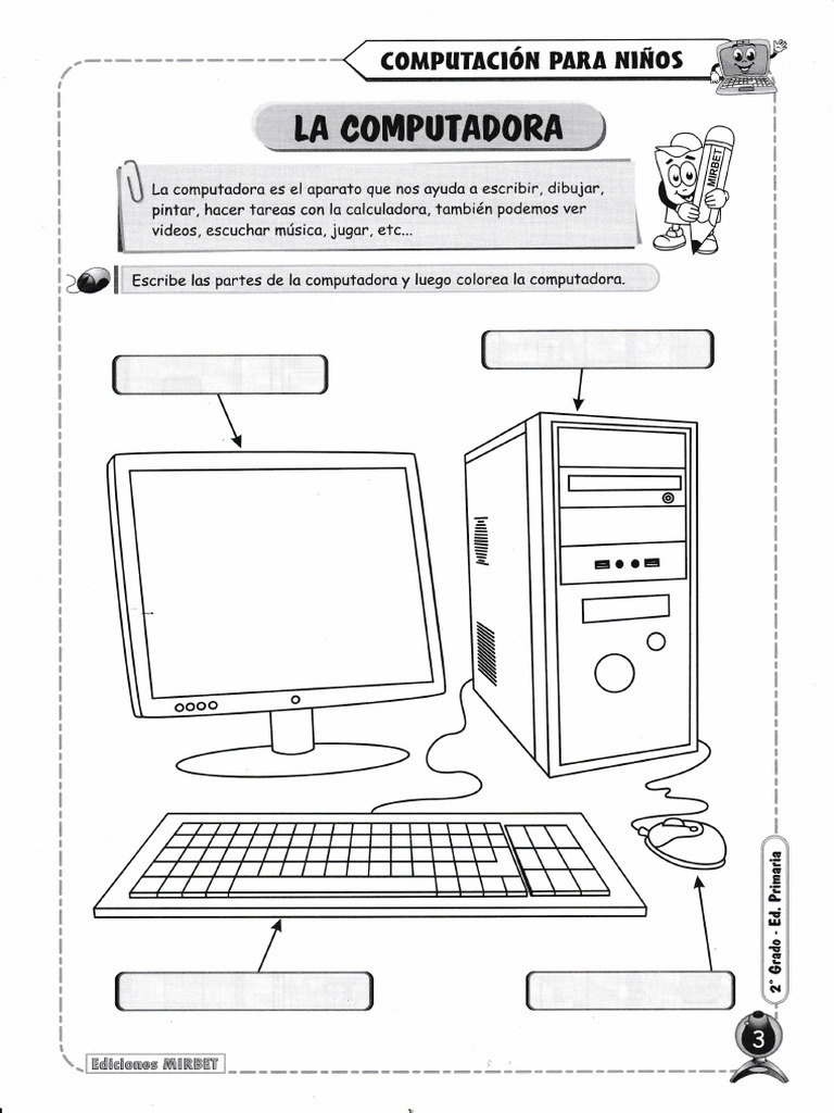 Computación Básica para Niños | PDF | Hardware de la computadora ...
