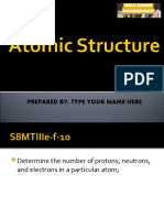 G8 Science Q3 - Week 5-6 Atomic Structure