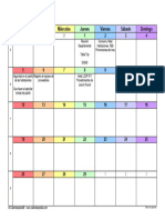 Calendario Febrero 2024 Espana Horizontal