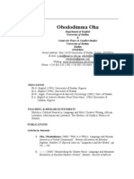 Curriculum Vitae DR Oha