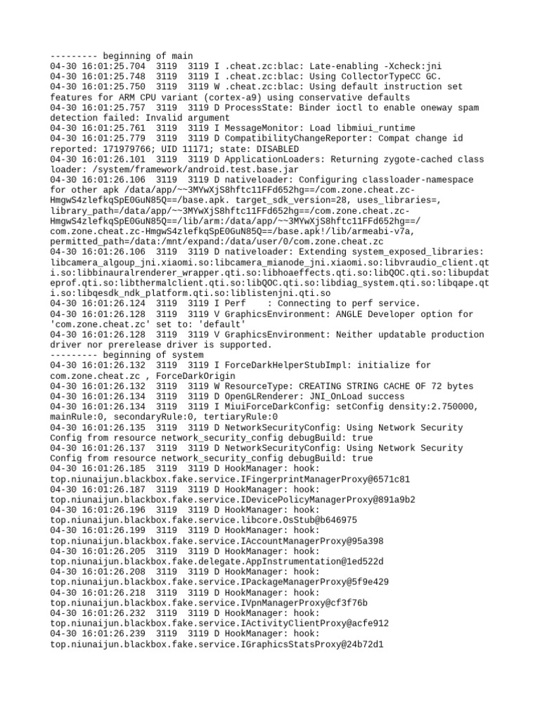 Android Debugging Log Insights | PDF | Computer Science | Information ...