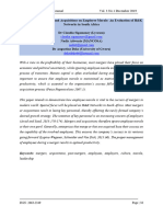 The Impact of Mergers and Acquisitions On Employee Morale-An Evaluation of H&K and SouthAfrica