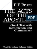 The Acts of The Apostles The Greek Text With Introduction and Commentary
