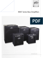 MAX Series Bass Amplifiers: Operating Manual