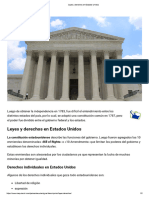 Leyes y Derechos en Estados Unidos