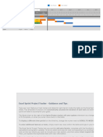 Excel Sprint Project Tracker Template