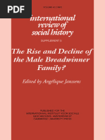 [International Review of Social History Supplements (No. 5)] Angelique Janssens (editor) - The Rise and Decline of the Male Breadwinner Family__ Studies in Gendered Patterns of Labour Division and Household Organisati