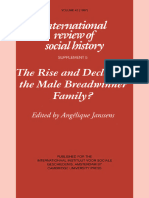 [International Review of Social History Supplements (No. 5)] Angelique Janssens (editor) - The Rise and Decline of the Male Breadwinner Family__ Studies in Gendered Patterns of Labour Division and Household Organisati