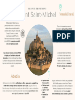 Infografia Mont Saint-Michel
