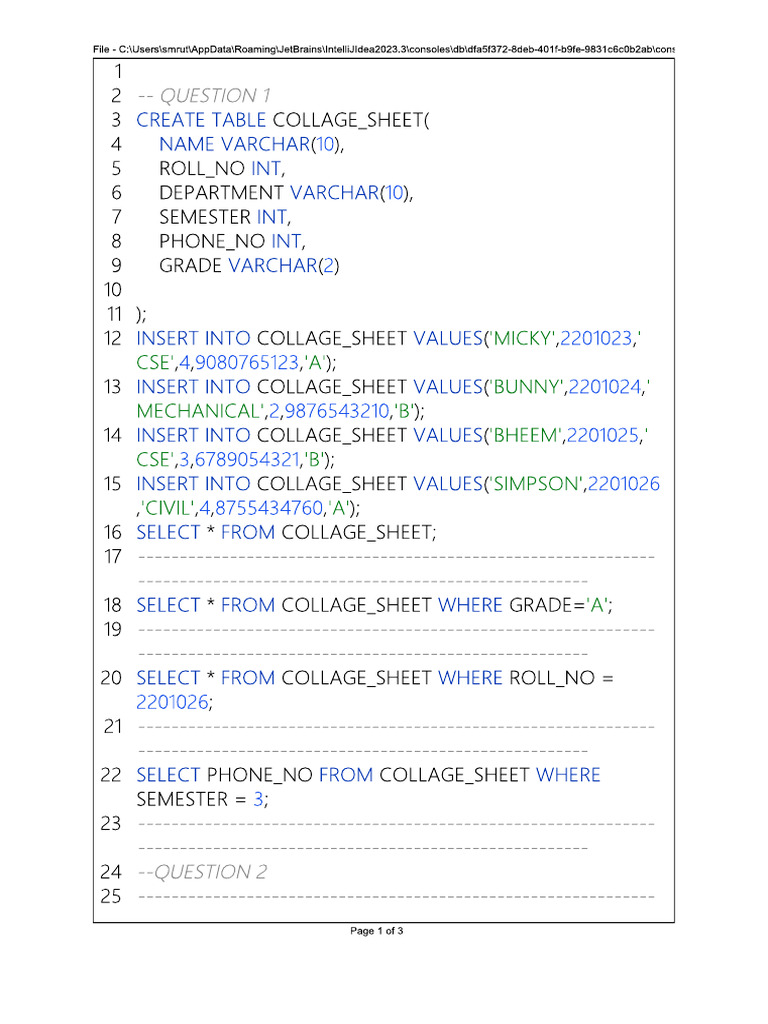 Dbe 2.1 | PDF