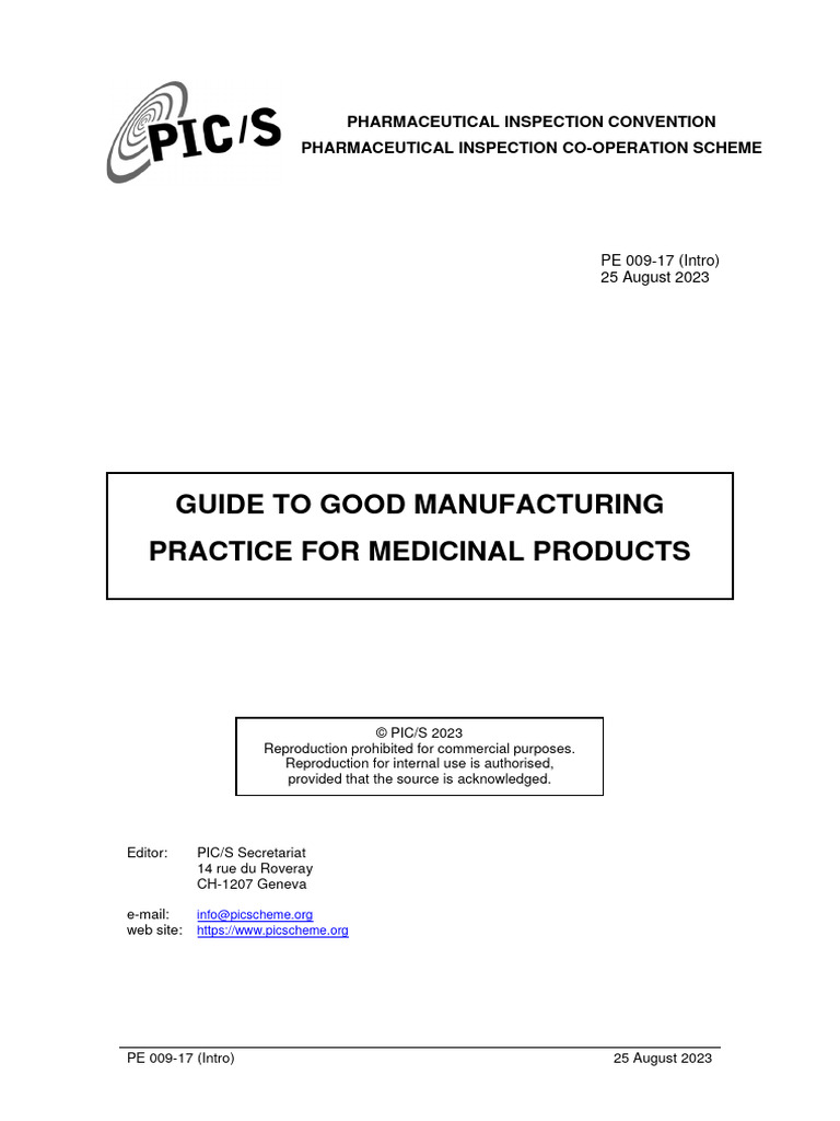 Pics GMP Intro | PDF