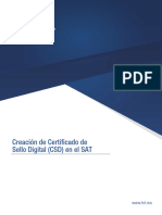 Creacion CertificadoSelloDigital