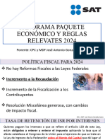 01 - J Antonio Gonza - Panorama Paquete Economico Cancun