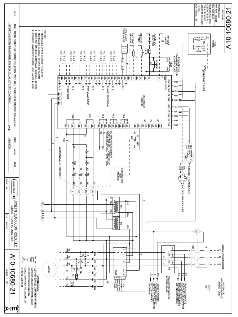 E10680 Wiring Schematic With ATS | PDF