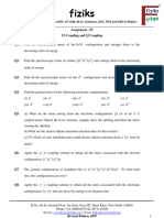 Assignment-3 - LS Coupling and JJ Coupling