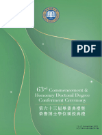 63rd Commencement Programme Booklet