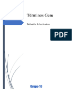 Términos Generales Marítimos Internacionales