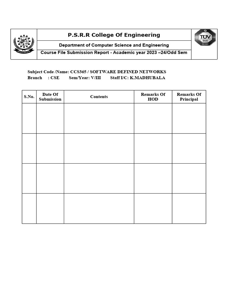 SDN Checklist PDF Systems Engineering Software Engineering