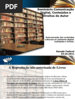 Remuneração dos Conteúdos Culturais no Ambiente Digital