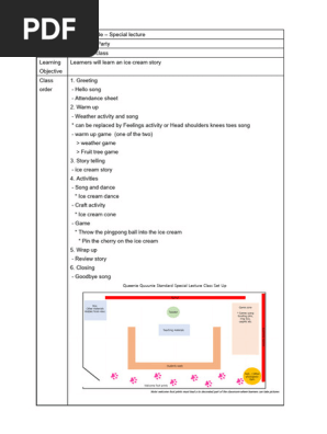 Ice cream Lesson Teachers Guide 