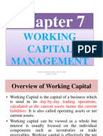 Chapter 7 Working Capital Management For MBA