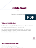 Bubble Sort - Algrithm and Data Structure