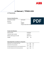 Operation Manual / TPS52-H33: Document Identification