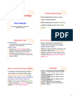 1 - Introduction To Clinical Epidemiology