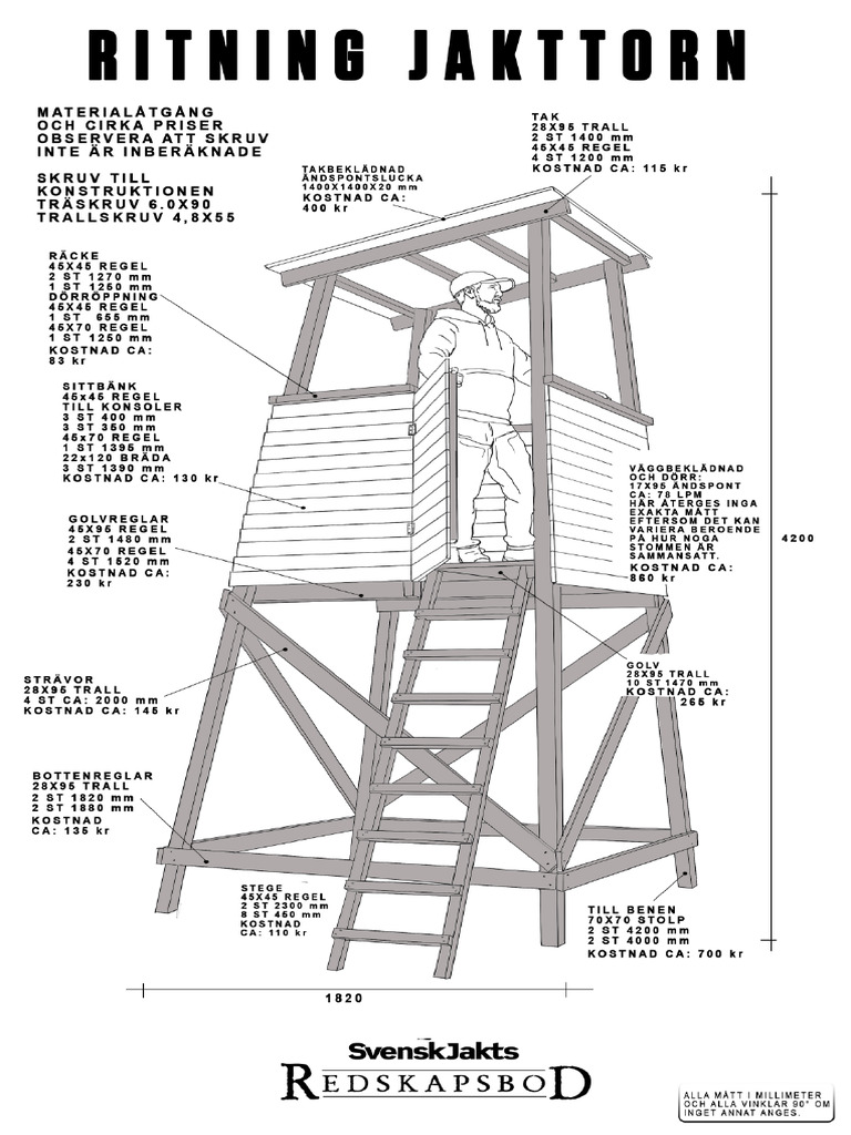 Jakttorn Ritning 1 PDF