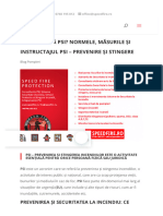 Ce Înseamnă PSI? Normele, Măsurile Şi Instructaju