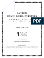 Sanicin Piyano Eslikli Türküler PDF