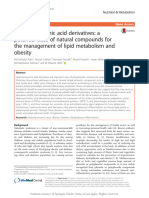 Hydroxycinnamic Acid Derivatives A Potential Class