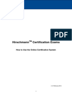 Hirschmann Certification Exams: v1.0 February 2012