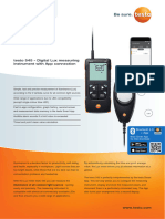 Testo 545 Datasheet EN1