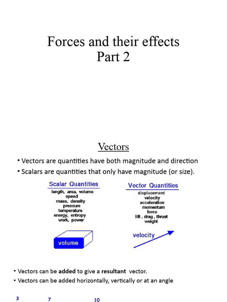 Forces and Their Effects Part 2 | PDF | Momentum | Euclidean Vector