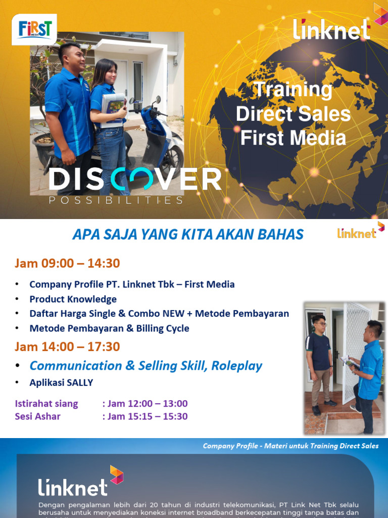 Materi Training Sales First Media | PDF