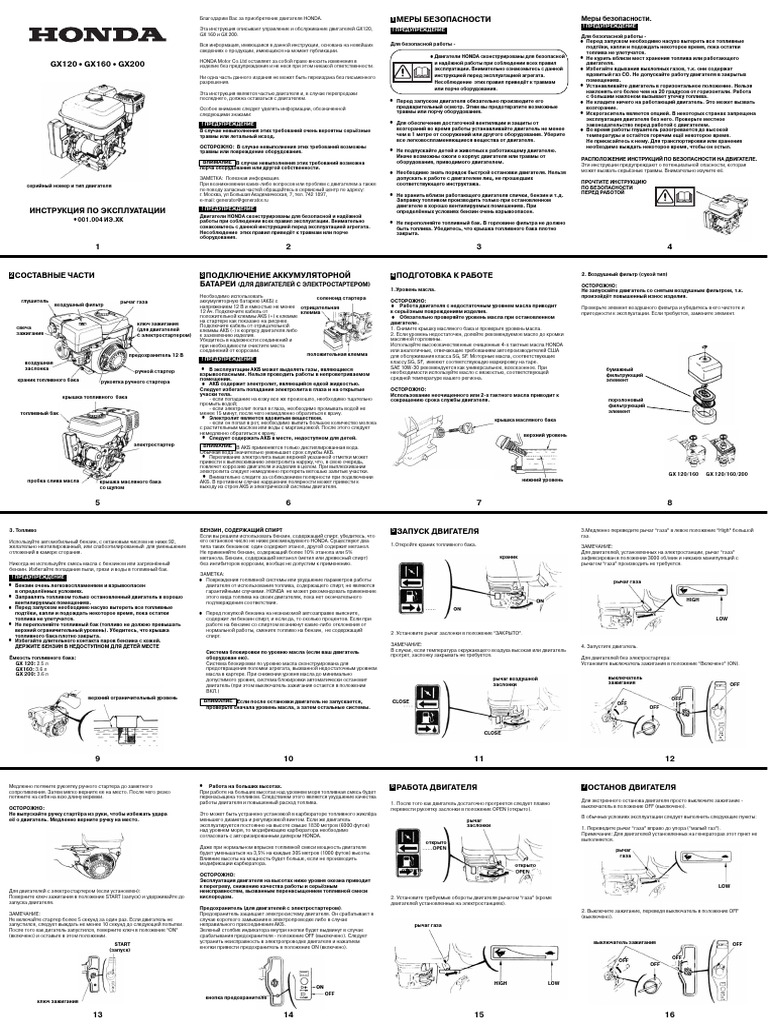 Honda GX | PDF