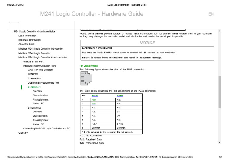 M241 Logic Controller Hardware Guide | PDF | Electrical Engineering ...