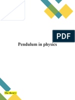 Pendulum in Physics