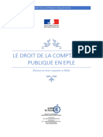 Le Droit de La Comptabilité Publique en EPLE (V2)