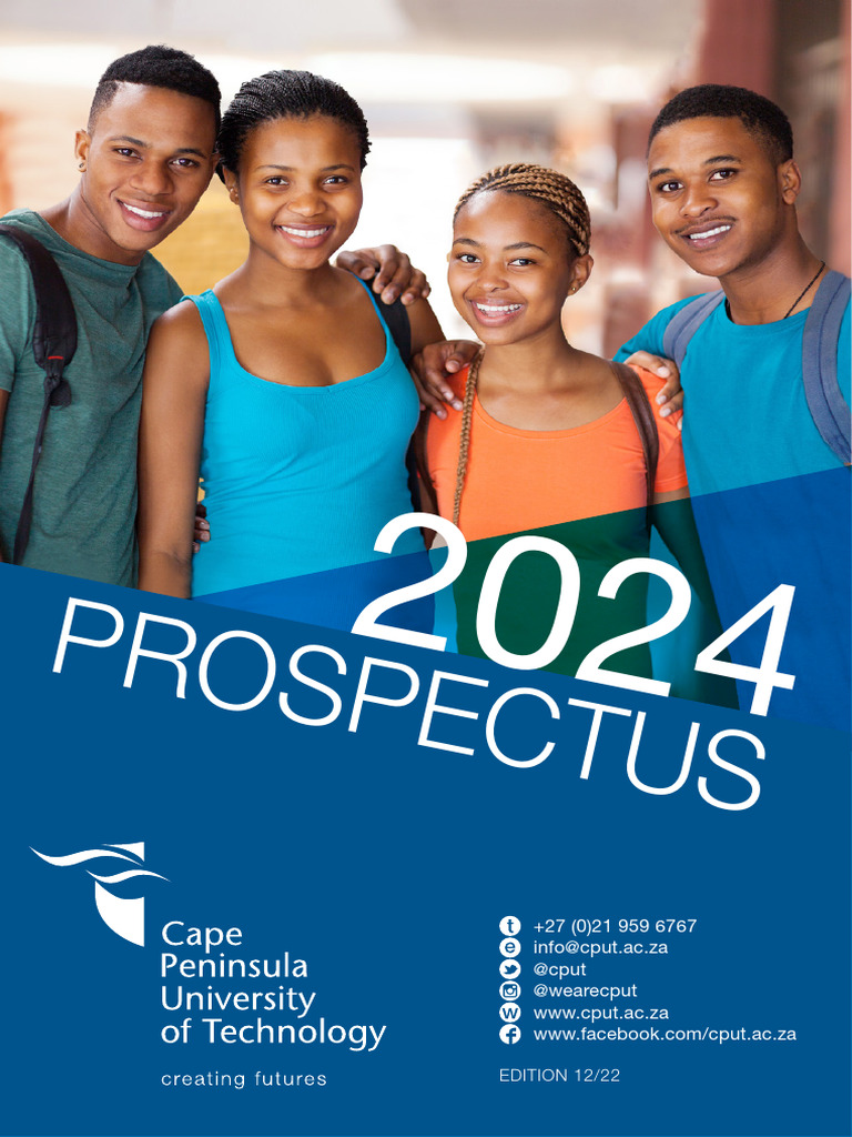 Cput Prospectus 2024 PDF Horticulture Mathematics