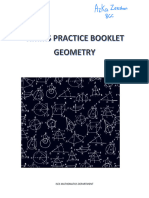 TIMMS BOOKLET. Geometry and Statistics 2