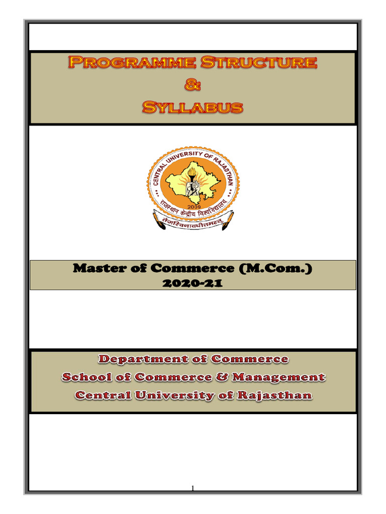 Cbcs Course Structure
